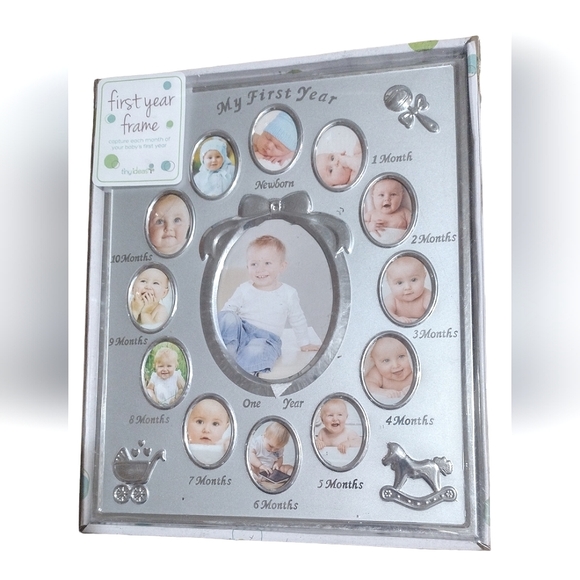 Tiny Ideas Art Tiny Ideas Babys First Year Picture Frame First Year